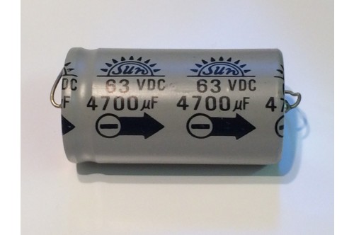4700uF 63V SUN AXIAL ELECTROLYTIC CAPACITOR