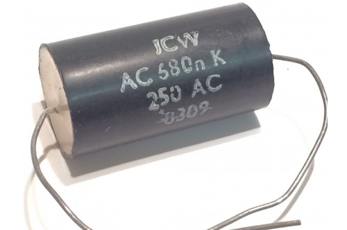 ICW 0.68uF 680nF 250Vac POLYPROPYLENE AXIAL CAPACITOR