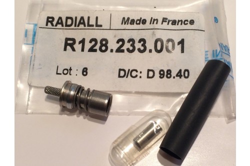 RADIALL R128233001 BMA CABLE MOUNT FEMALE CRIMP TYPE
