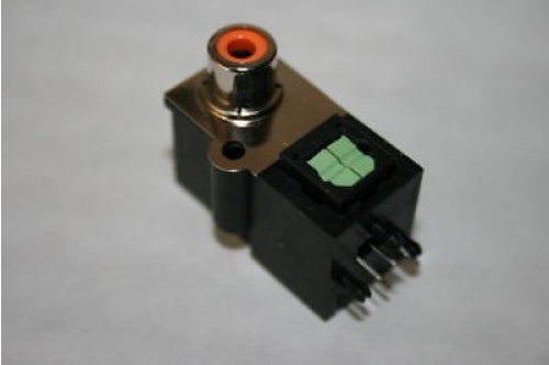 PHONO FEMALE WITH TOS OPTICAL LINK 