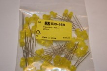 5MM YELLOW LED RADIO SPARES GOOD QUALITY PACK OF 50